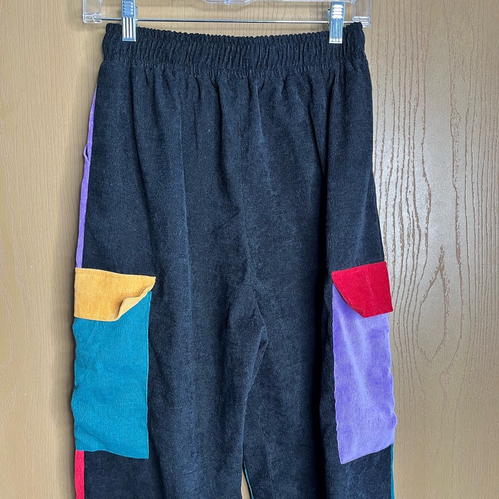 Colorblock Patchwork Pants - Picture 5 of 6